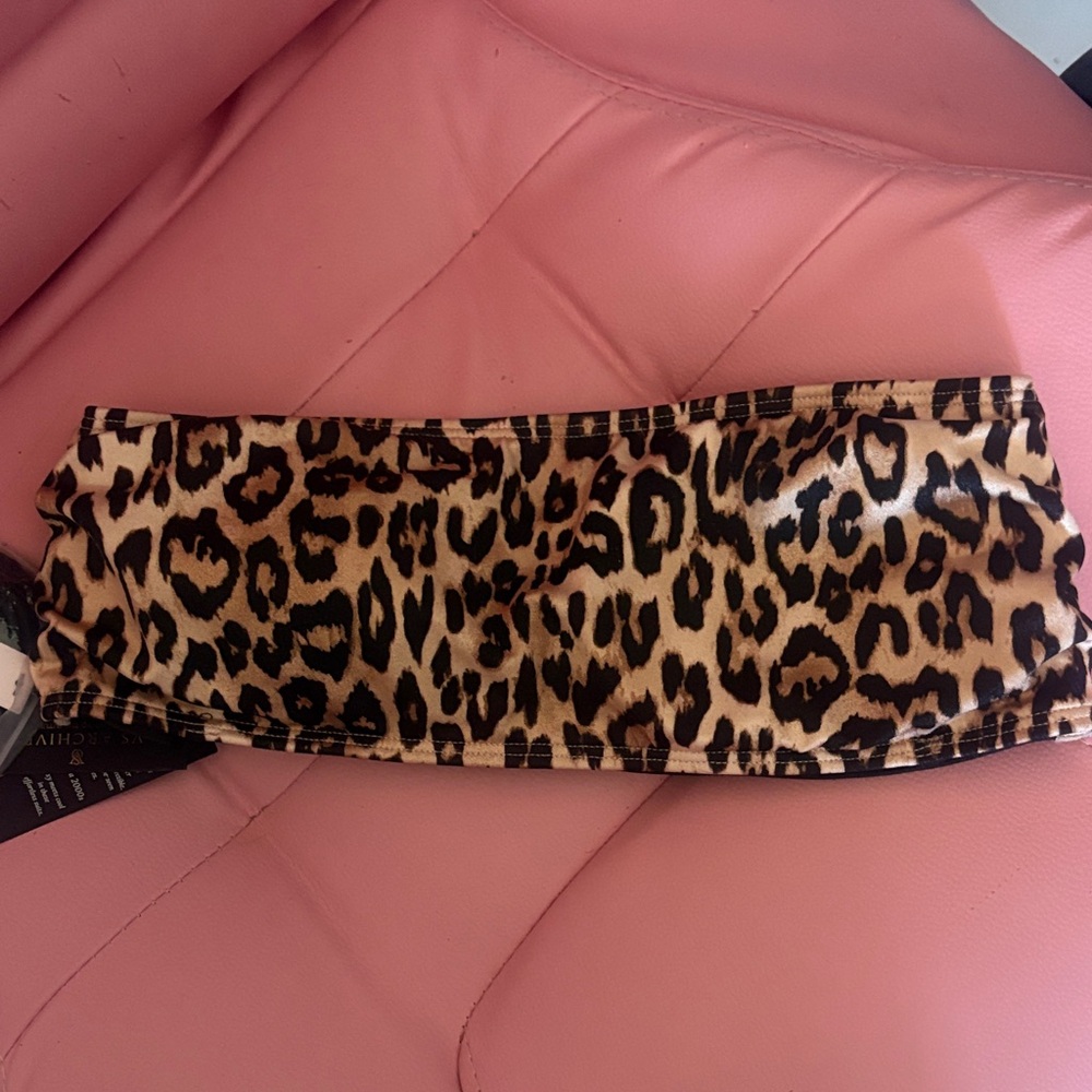 Victoria's Secret Leopard Print Bandeau Bikini